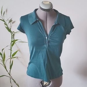 Teal small Calvin Klein polo